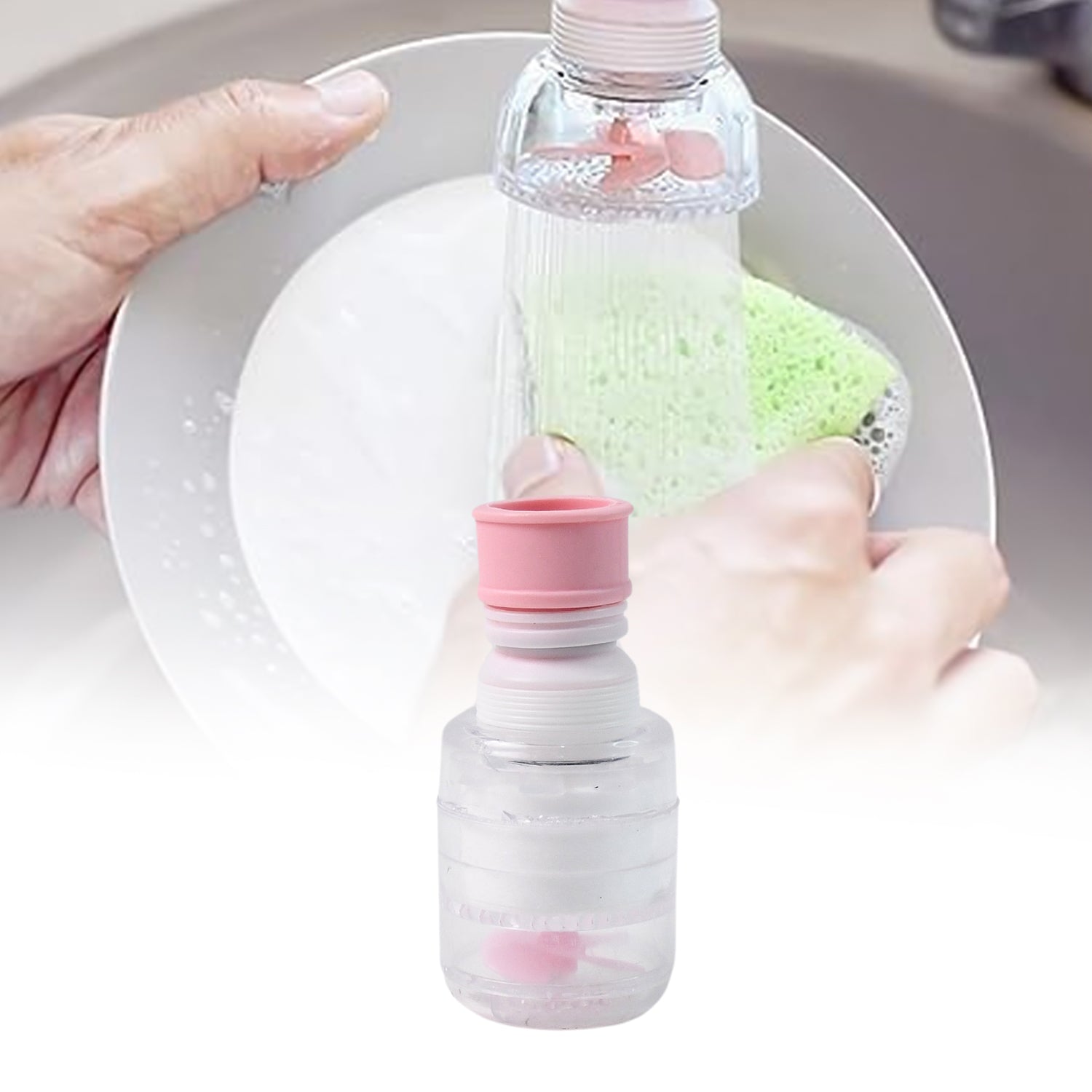 Flexible Plastic Faucet Extender (1 Pc) Flexible Plastic Faucet Extender (1 Pc)